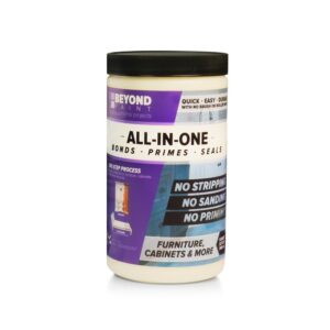 beyond paint - furniture, cabinets and more all-in-one refinishing paint quart- color: licorice