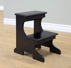 frenchi home furnishing crestside 2 - step wood step stool