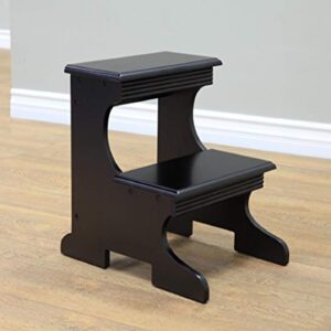 Frenchi Home Furnishing Crestside 2 - Step Wood Step Stool