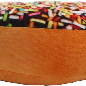 Wemi TIPINOICE Large Doughnut Throw Pillow Soft Novelty Doughnut Shaped Ring Plush Cushion Pillow 40cm