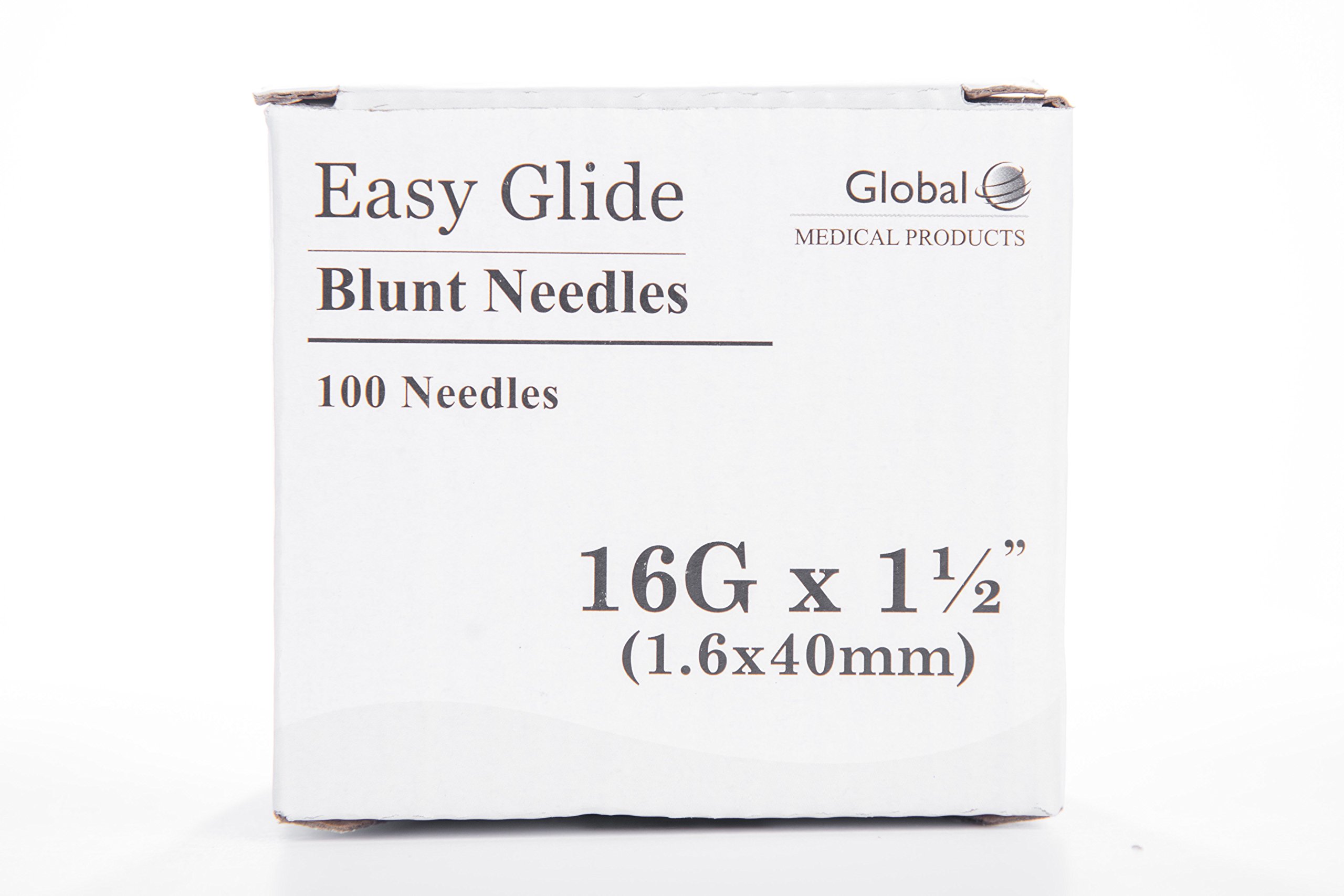 (Qty 100) 16 ga x 1-1/2" Dispensing Needle, Blunt Tip