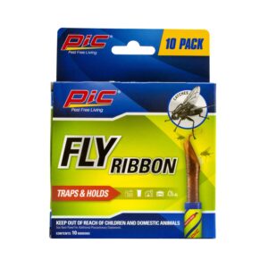 PIC FR10B Sticky Fly Ribbons, 20 Count