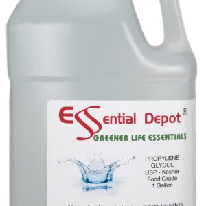 Propylene Glycol - USP - Kosher - Food Grade - USP - Kosher - 8 lb 9 oz net wt in a 1 Gallon Safety Sealed HDPE Container with resealable Cap