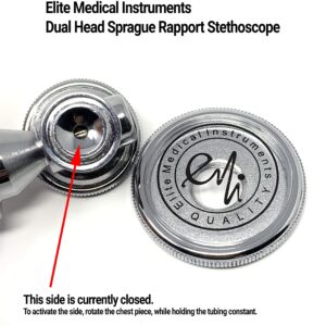 EMI EBL-430 Royal Sprague Stethoscope and Large Adult Cuff (See Large Cuff Size: 33 cm to 51 cm | 13 inch to 20 inch) Aneroid Sphygmomanometer Manual Blood Pressure Set