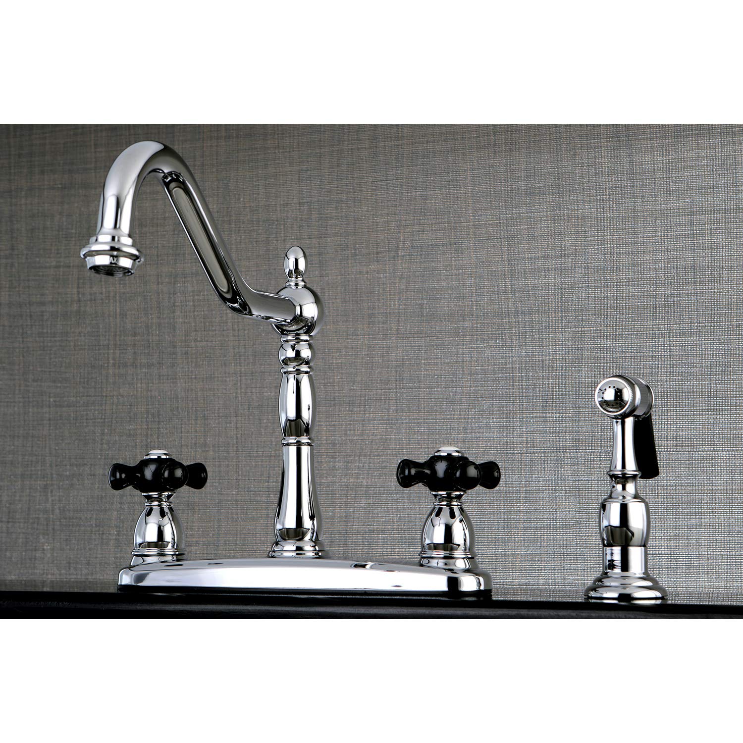 Kingston Brass KB1751PKXBS Duchess Centerset Kitchen Faucet, 8-5/8", Polished Chrome