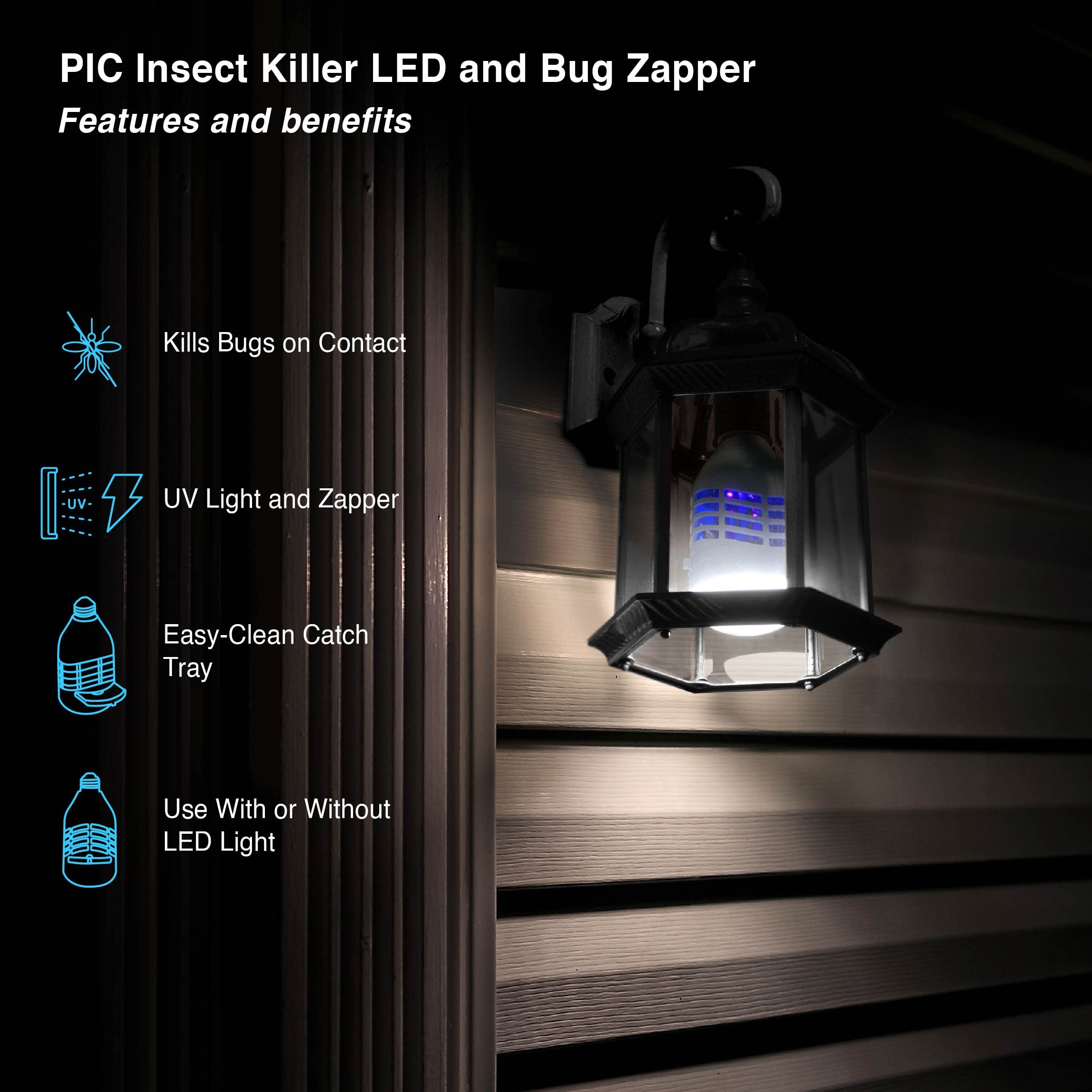 PIC Insect Killer LED Bulb