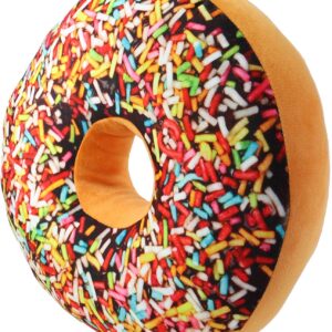 Wemi TIPINOICE Large Doughnut Throw Pillow Soft Novelty Doughnut Shaped Ring Plush Cushion Pillow 40cm