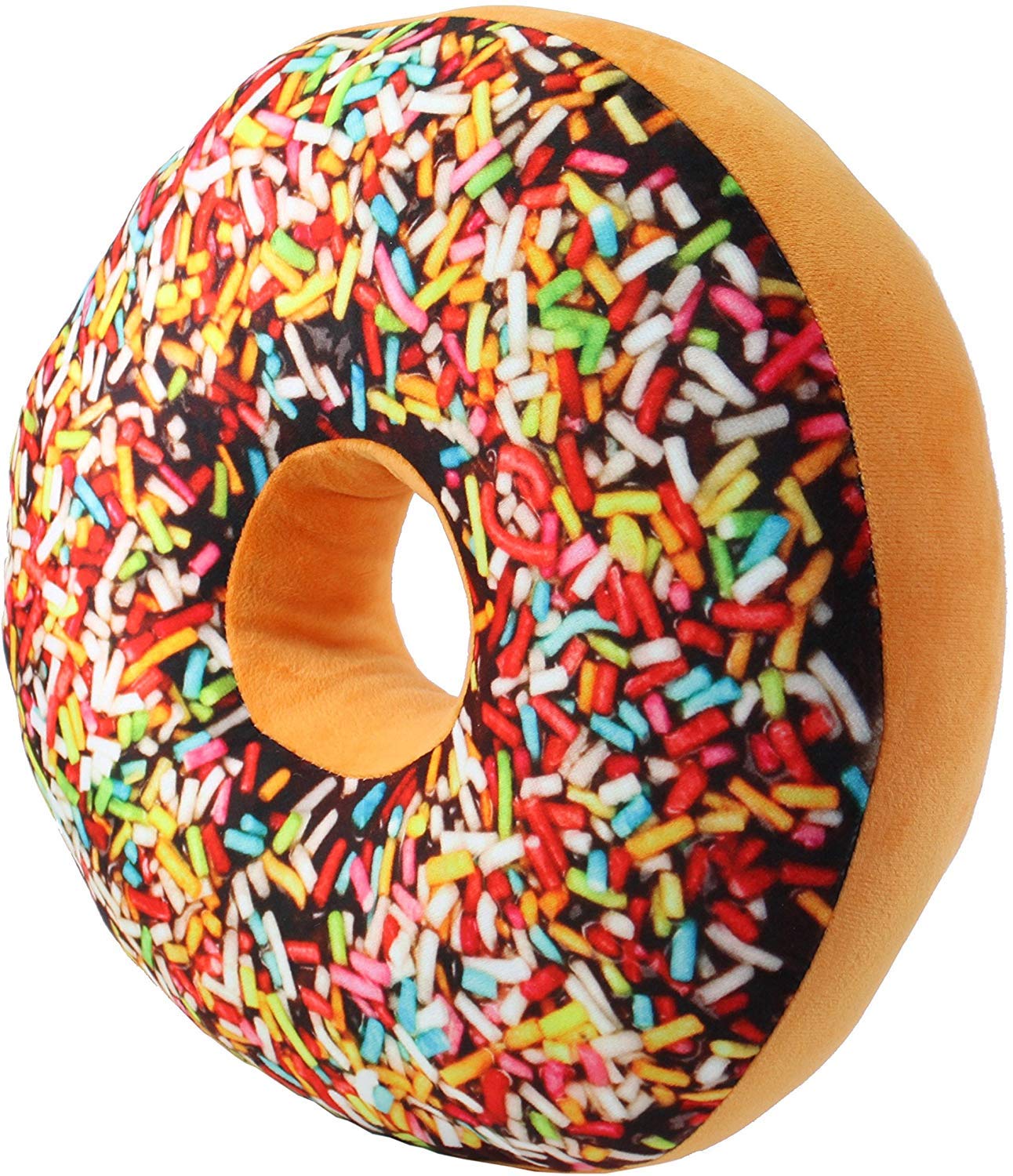 Wemi TIPINOICE Large Doughnut Throw Pillow Soft Novelty Doughnut Shaped Ring Plush Cushion Pillow 40cm