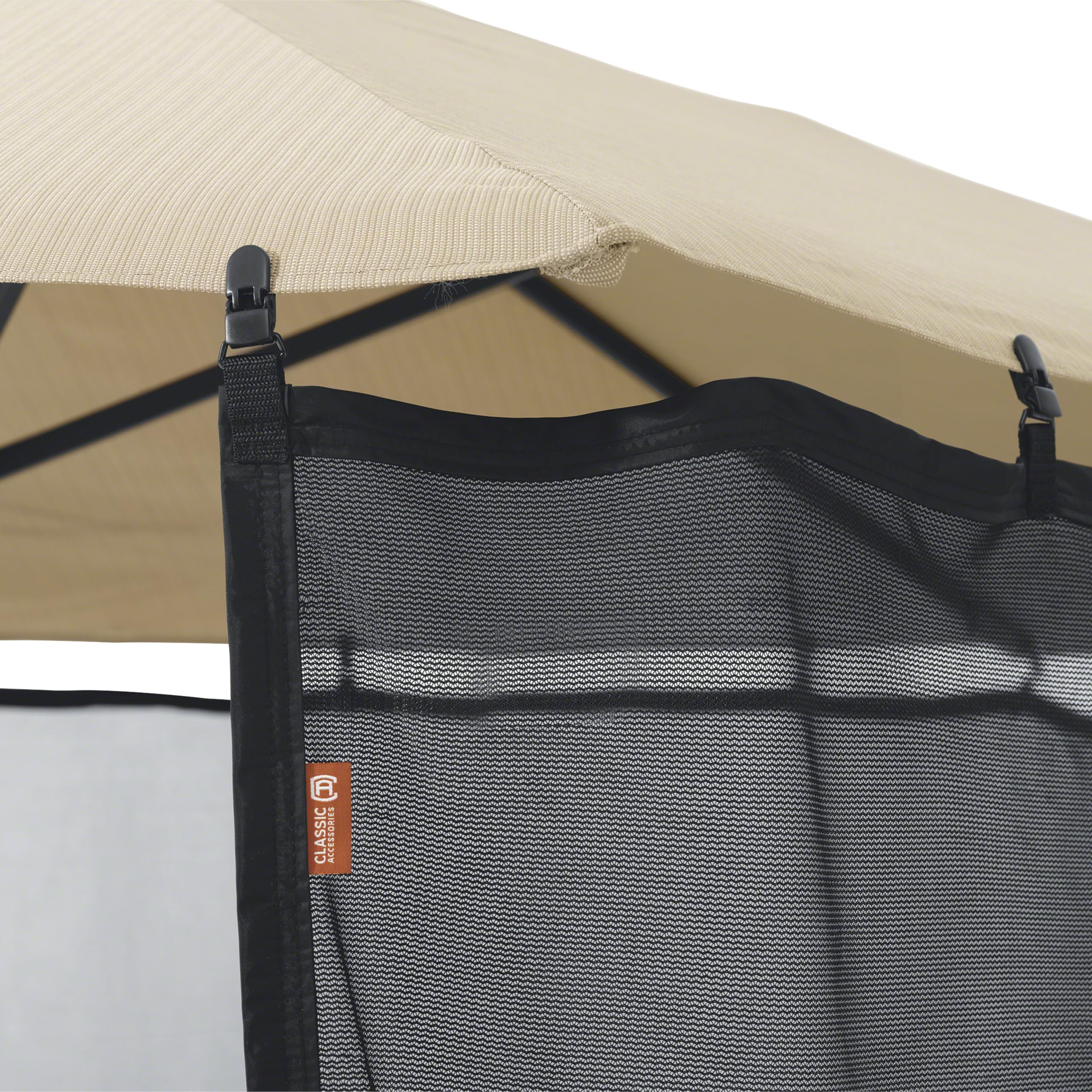 Classic Accessories Water-Resistant 68 Inch Universal Patio Umbrella Shade Screen, Patio Furniture Covers