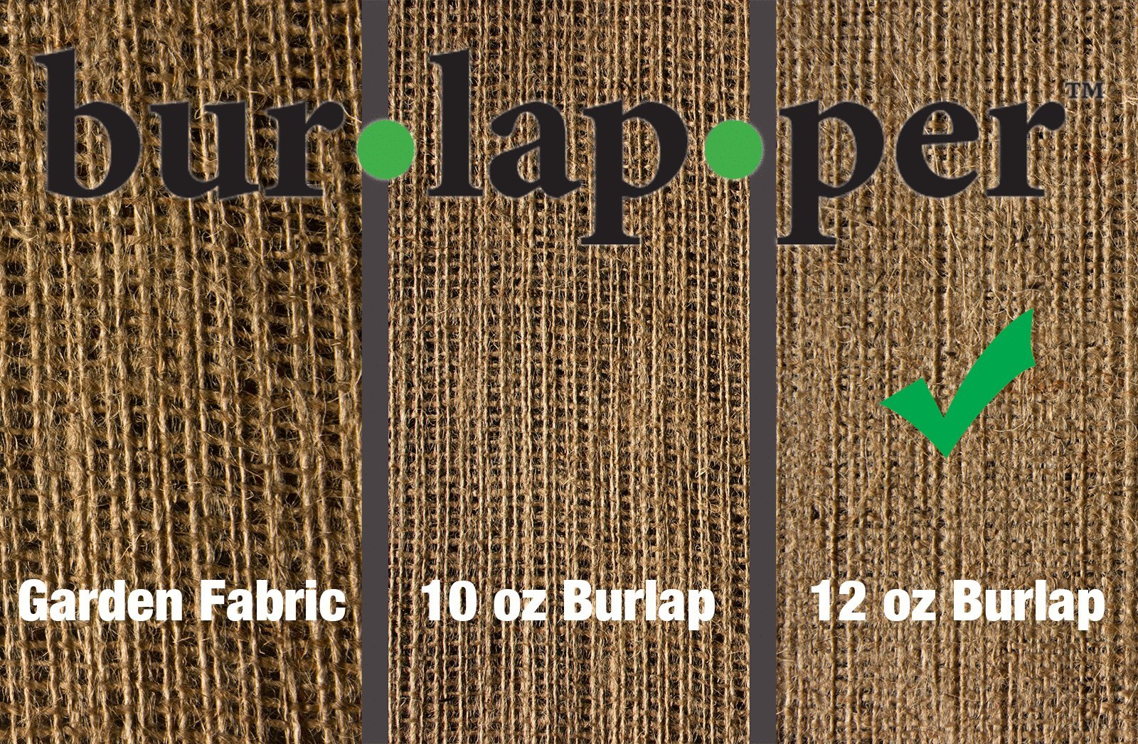 Burlapper 12 oz Jute Burlap Fabric Sheet, 40" x 5 yd, Factory 2nd