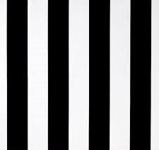 RSH Decor: Square Throw Pillows Set of 4 | 17” x 17” | All-Weather Spun Fabric | Water and Fade-Resistant | Outdoor Accent Pillows for Patio Furniture | Black & White Stripe