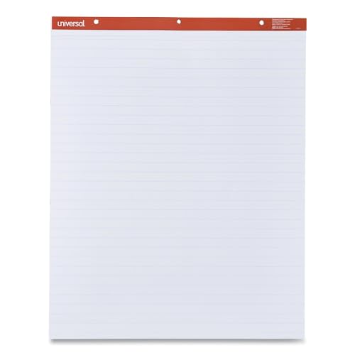 Universal UNV35601 27 in. x 34 in. Easel Pads/Flip Charts - White (2/Carton)