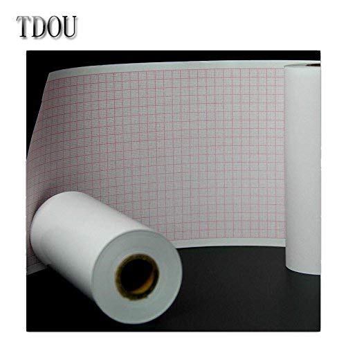 TDOU Thermal paper Roll ECG Paper 110mm*20M for CE Marked Digital 12 Leads 3/6 Channel ECG Machine ECG600G Insulation Paper