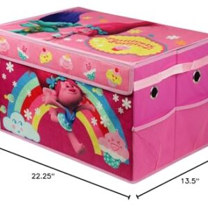 Dreamworks Trolls Foldable Canvas Toy Box