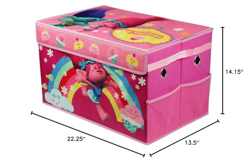 Dreamworks Trolls Foldable Canvas Toy Box