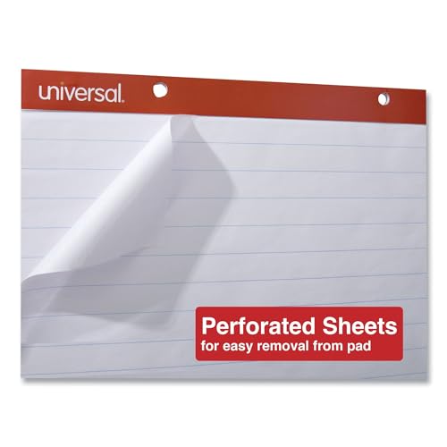 Universal UNV35601 27 in. x 34 in. Easel Pads/Flip Charts - White (2/Carton)