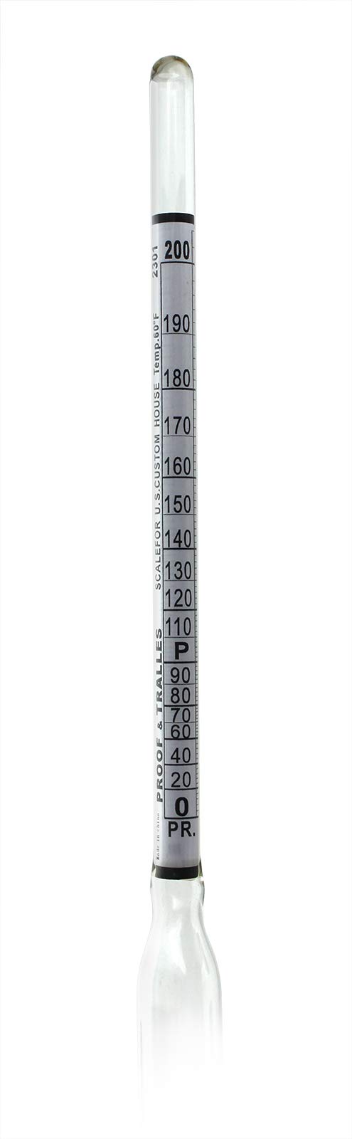 Proof and Tralle Hydrometer for Distilling Alcohol