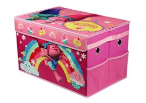 dreamworks trolls foldable canvas toy box