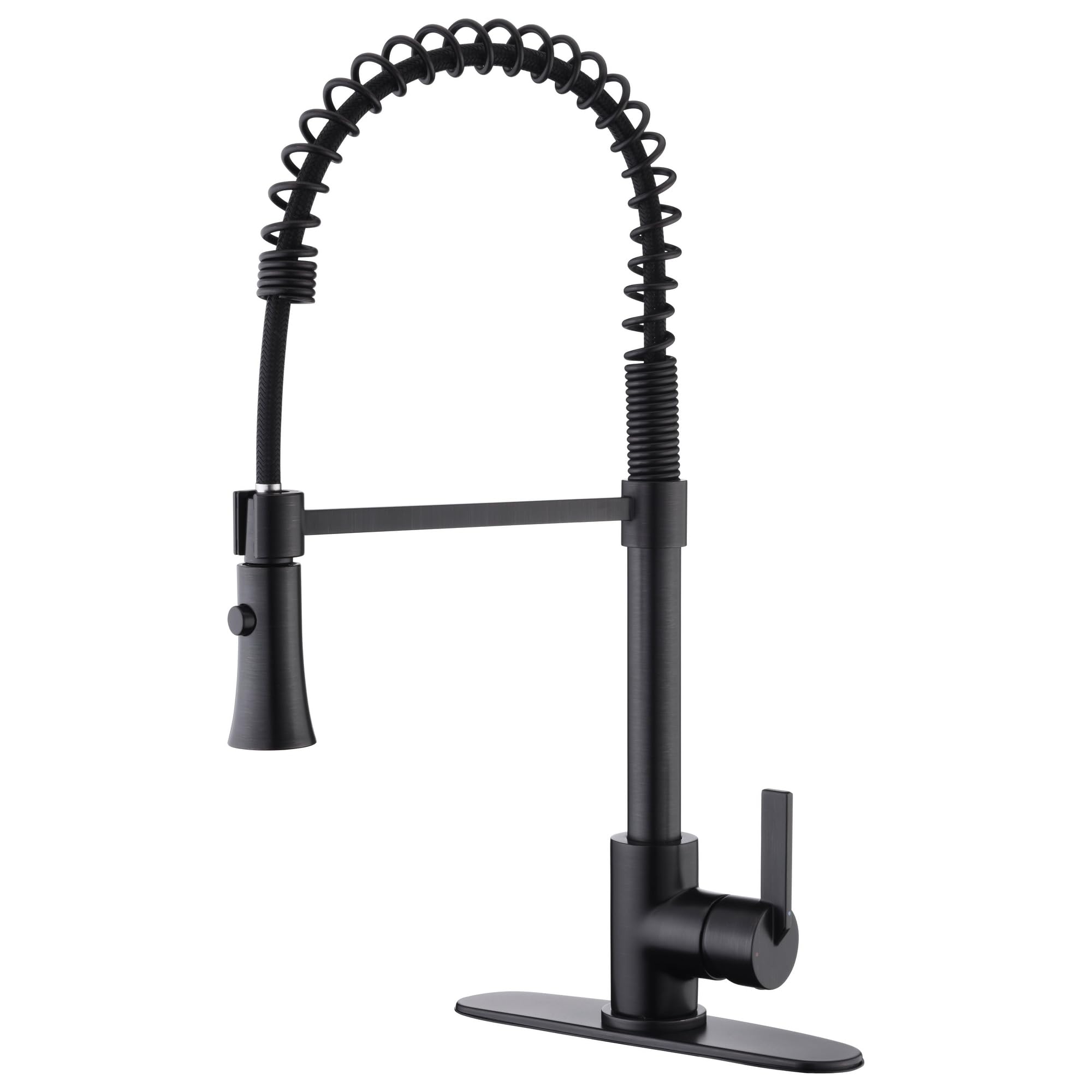 Ultra Euro Collection UF17205 Oil Rubbed Bronze Finish Single-Handle Kitchen Faucet with Pull-Down Spray