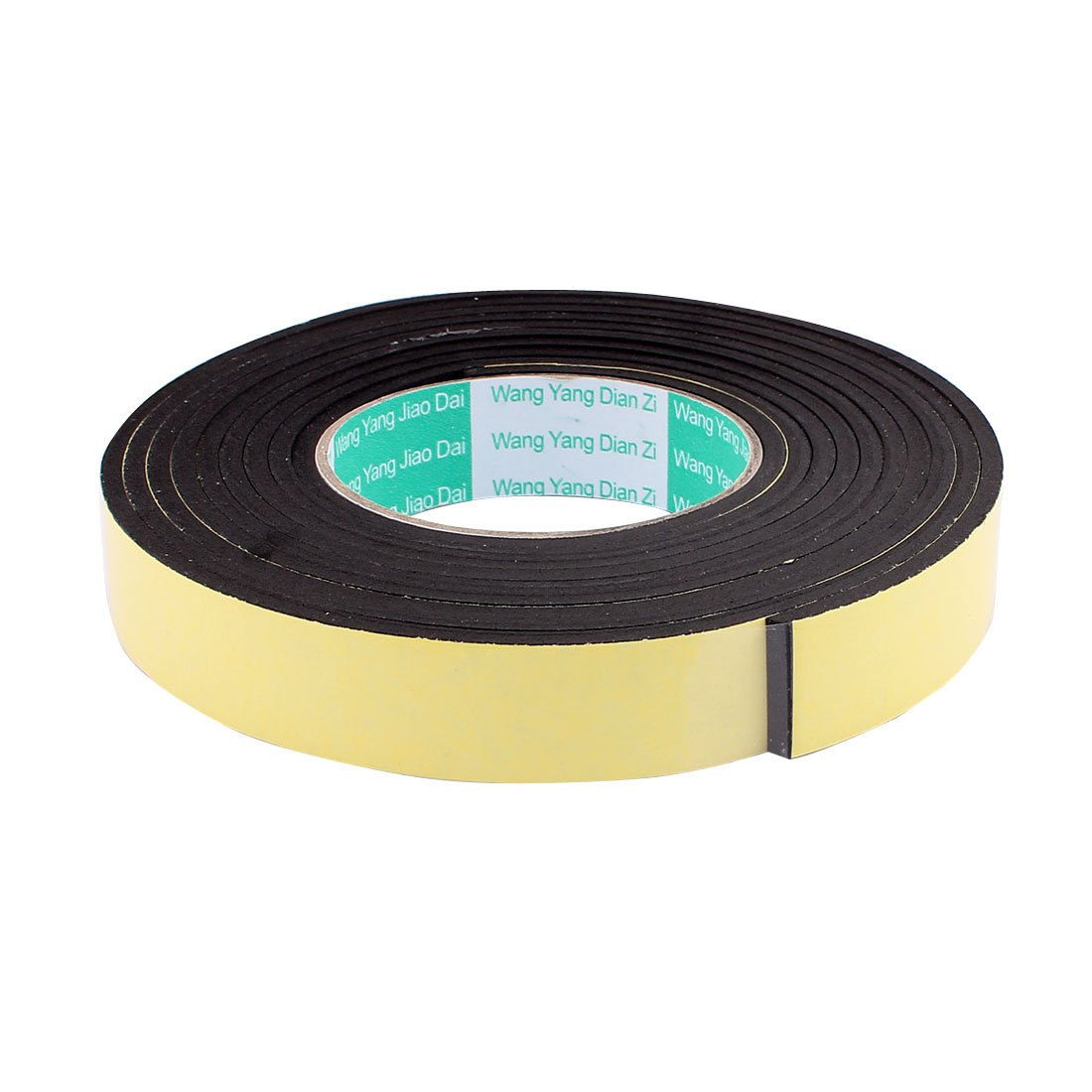 uxcell 25mmx4mm Single Sided Sponge Tape Adhesive Sticker Foam Glue Strip Sealing 3 Meters 10' (Pack of 1)