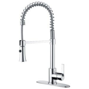 Ultra Euro Collection UF17205 Oil Rubbed Bronze Finish Single-Handle Kitchen Faucet with Pull-Down Spray