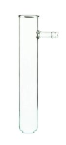 eisco glass test tube w side arm - 150x18mm borosilicate glass