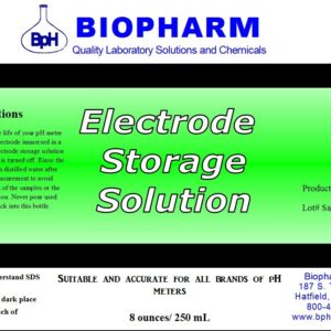 pH Buffer Calibration Solution 3-Pack: pH 4.00 Buffer, pH 7.00 Buffer, and Electrode Storage Solution — 250 mL (8.4 fl oz) Each — NIST Traceable Reference Standards for All pH Meters