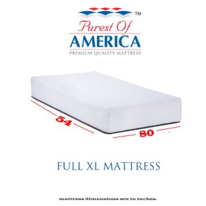 Orthosleep Products 14 Inch Flipable Double Sided Memory Foam & High Density Foam Mattress Size Full XL