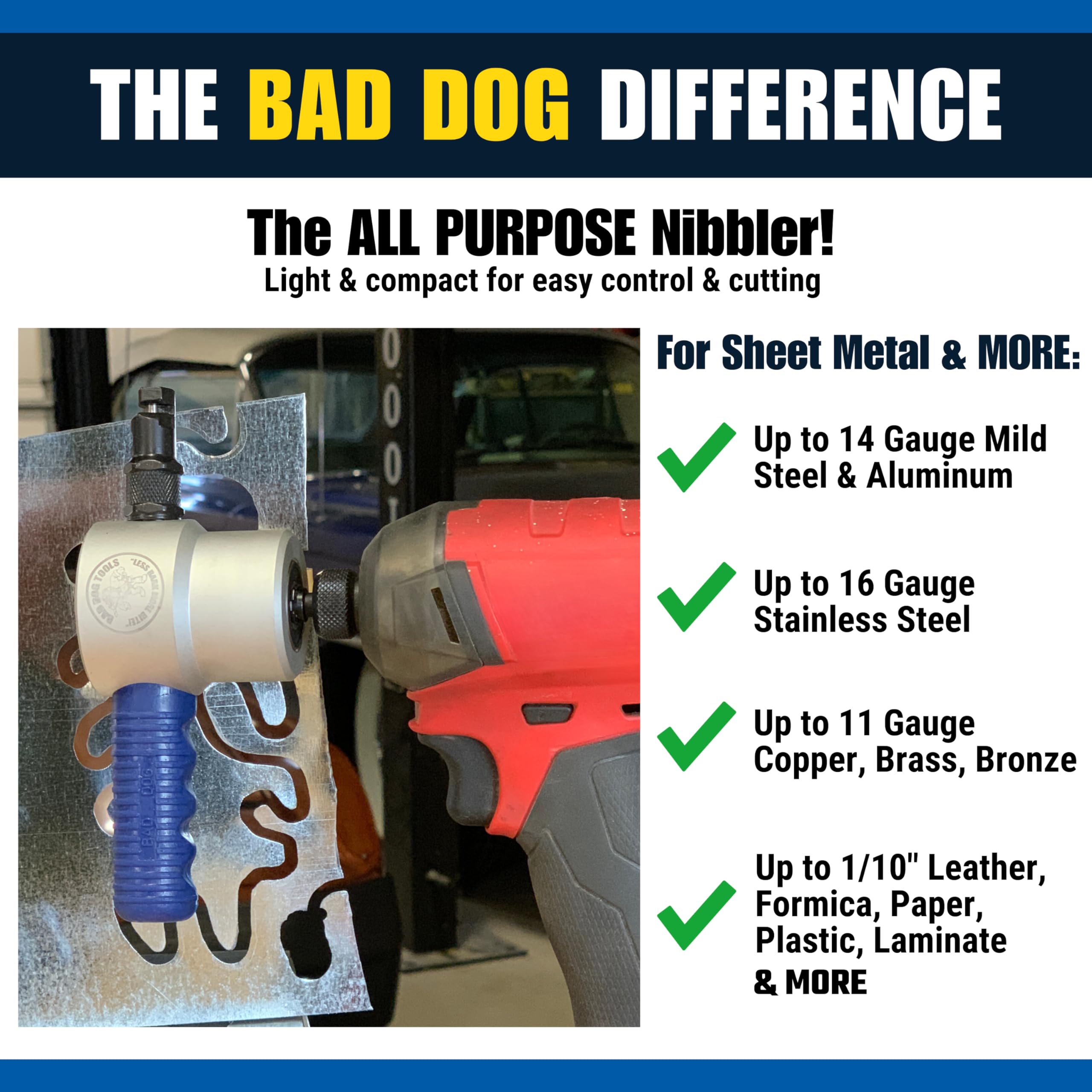 Bad Dog Biter TM Kit - Double Headed Nibbler