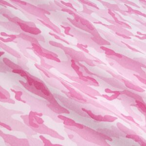 Comfy Flannel Camo Pink, Fabric by the Yard