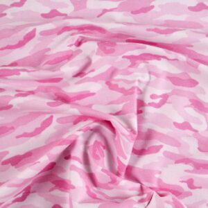 Comfy Flannel Camo Pink, Fabric by the Yard