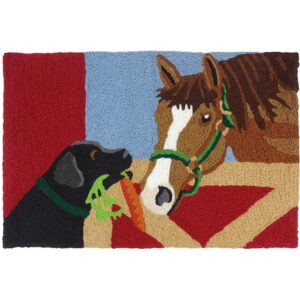 jellybean barn friends accent rug