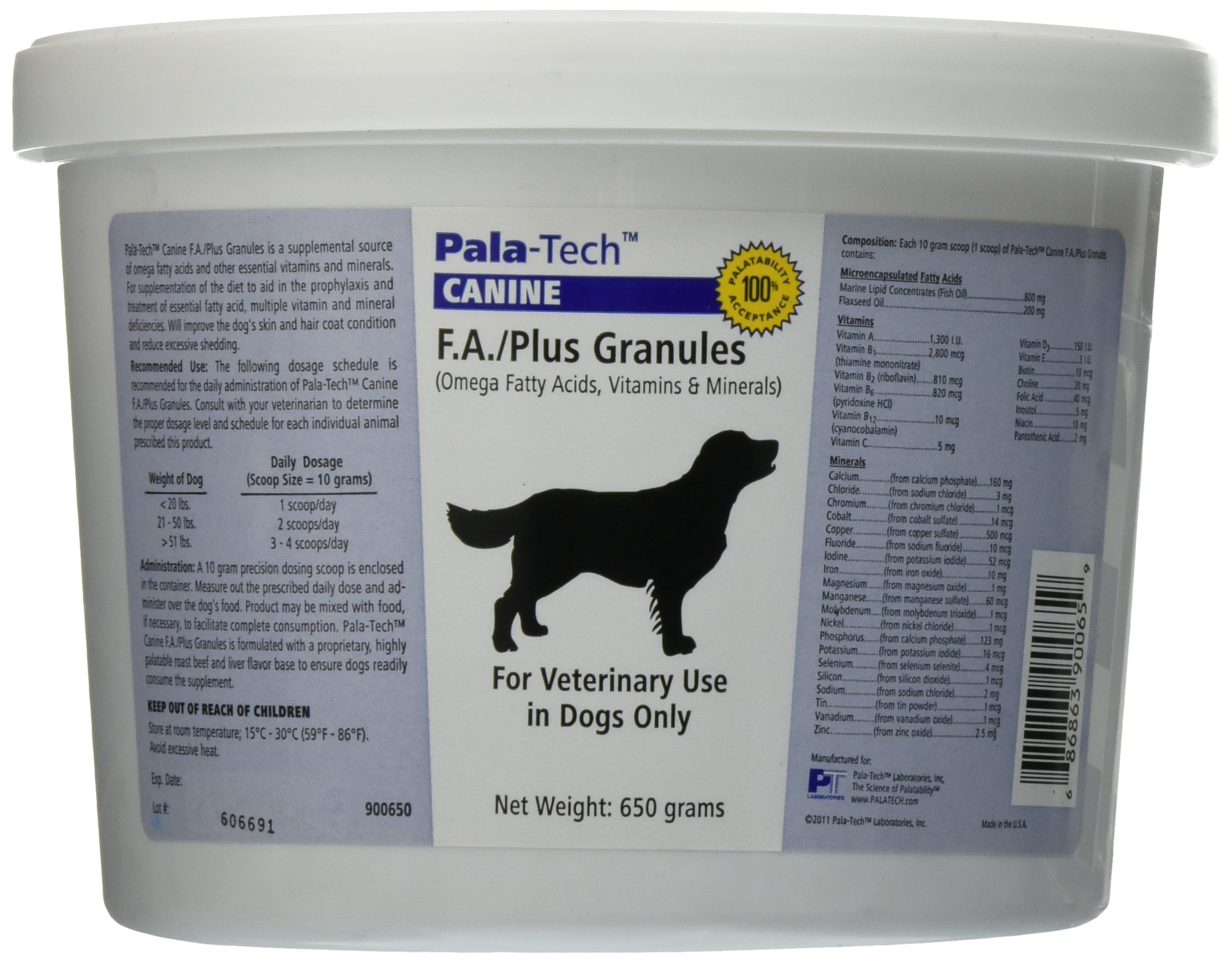 PalaTech Canine FA Plus Granules, 650g