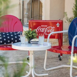 Leigh Country Texas Metal Retro Chair