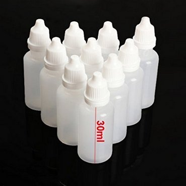 erioctry 50Pcs 30ML Empty Plastic Dropper Dropping Bottles(Drops of Plug Can Removable) Portable Plastic Refillable Bottles Containers (30ml)