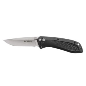 gerber gear us-assist assisted opening everyday carry pocket knife - 420hc steel - fine edge [30-001206]