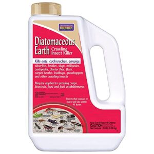 bonide diatomaceous earth crawling insect killer, 1.3 lbs. fast acting and long lasting pesticide for indoor or outdoor use