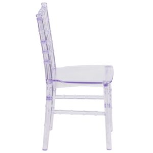 Flash Furniture HERCULES 10 Pack Childâ€™s Transparent Crystal Resin Party and Event Chiavari Chair for Commercial & Residential Use