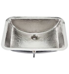 thompson traders bru-2115brn hammered nickel starr bath sink by thompson traders