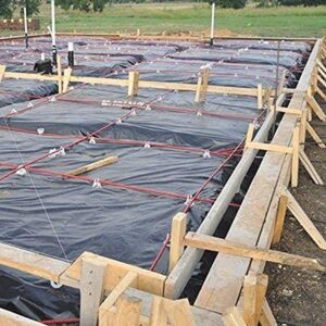 24 ft. x 100 ft. Black 6 mil. Plastic Sheeting