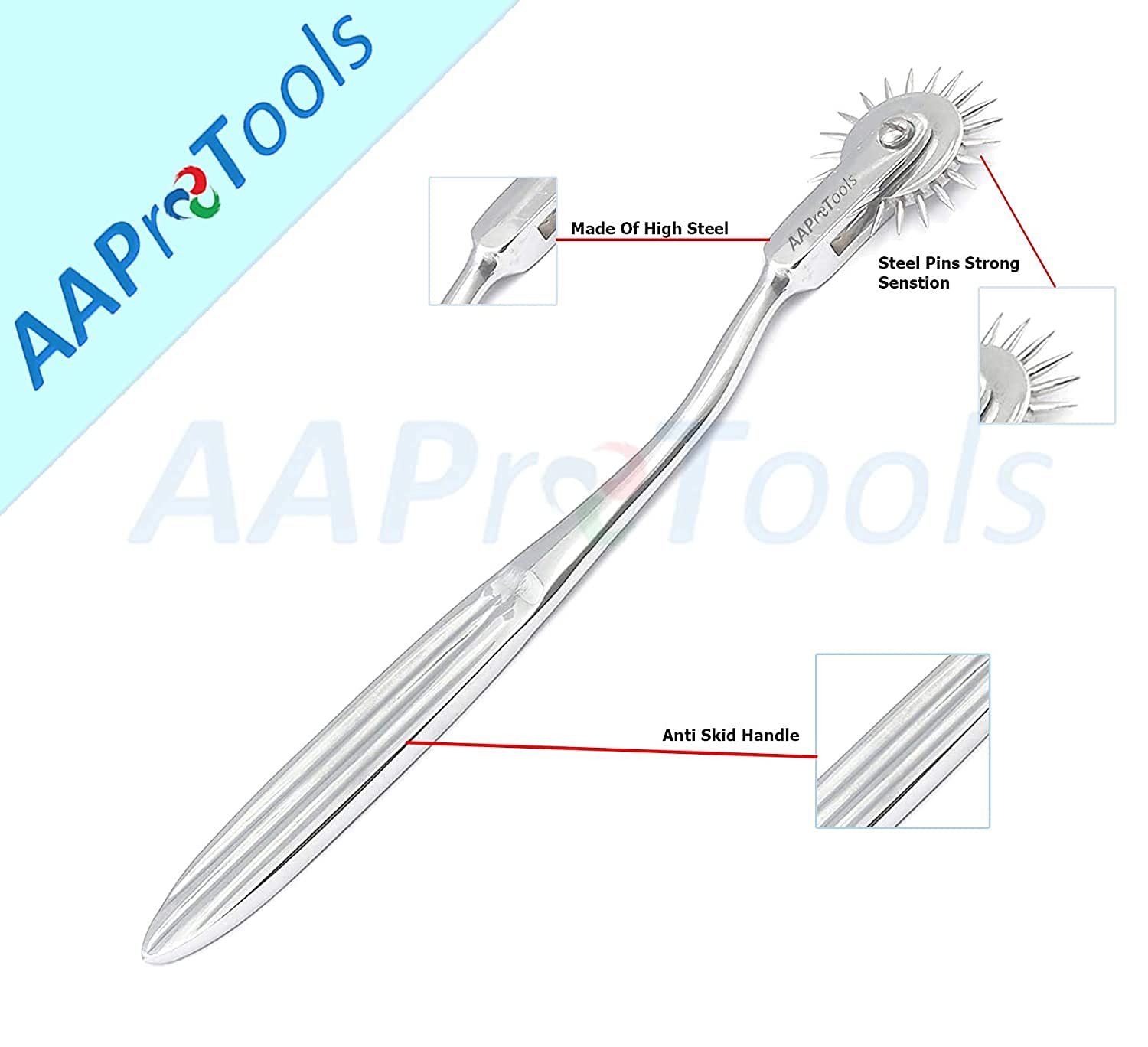 AAPROTOOLS WARTENBERG PIN Wheel/Pinwheel Single Head Diagnostic Instruments