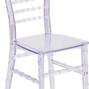 Flash Furniture HERCULES 10 Pack Childâ€™s Transparent Crystal Resin Party and Event Chiavari Chair for Commercial & Residential Use