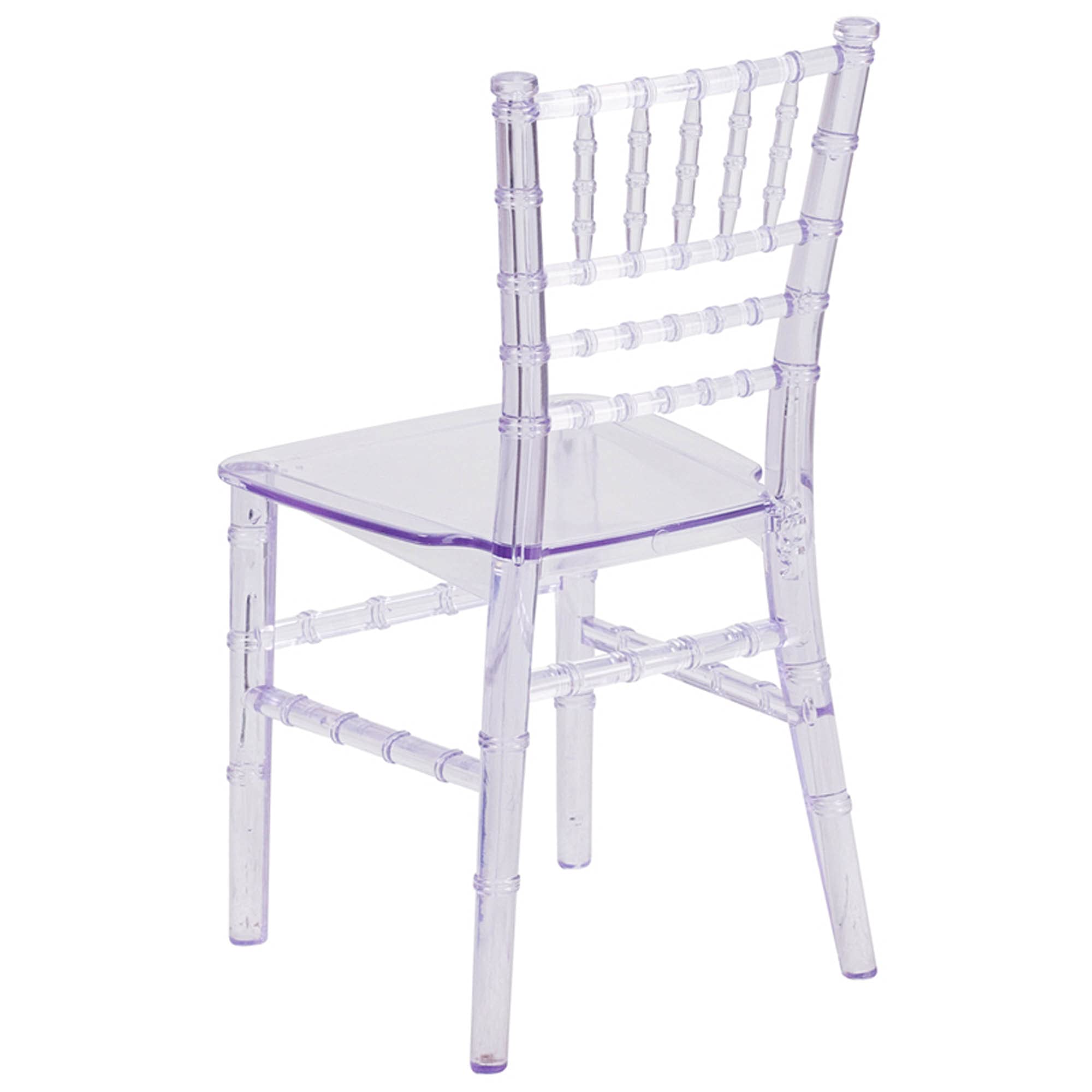 Flash Furniture HERCULES 10 Pack Childâ€™s Transparent Crystal Resin Party and Event Chiavari Chair for Commercial & Residential Use