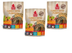 plato dog treats - turkey with pumpkin- 12 oz (3 pack)