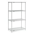 Nexel 18365C Nexel Chrome Wire Shelving, 36"W X 18"D x 54"H