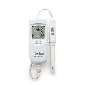 groline hydroponic waterproof ph/ec/tds/temperature portable meter