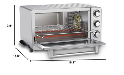 Cuisinart TOB-60N Toaster Oven Broiler with Convection, Stainless Steel