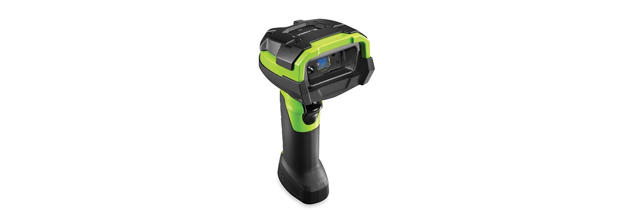 Zebra Enterprise DS3608-ER20003VZWW Series 3600 Corded Ultra-Rugged Scanner, Extended Range 1D/2D Imager, Vibration Motor, Industrial Green