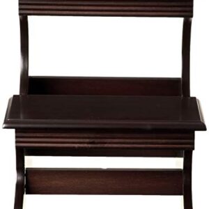 Frenchi Home Furnishing Crestside 2 - Step Wood Step Stool