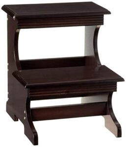 frenchi home furnishing crestside 2 - step wood step stool